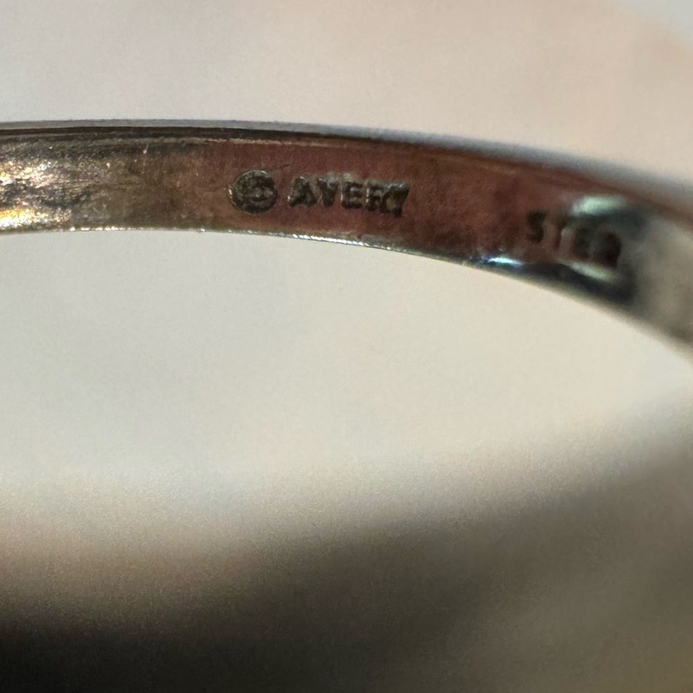 Retired James Avery Initial Sterling Ring With L … - image 3